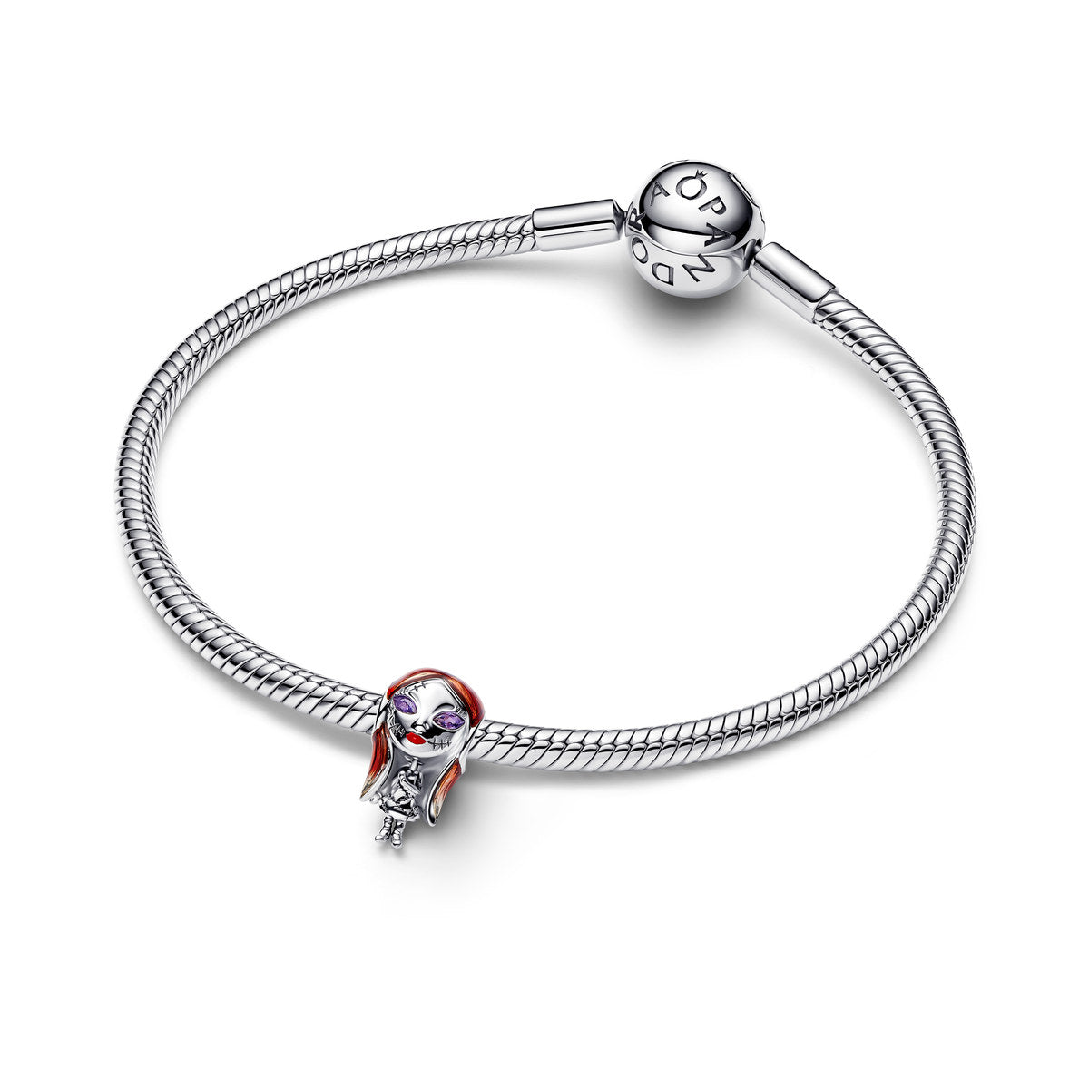 Pandora Silver Disney Sally Purple Crystal Charm