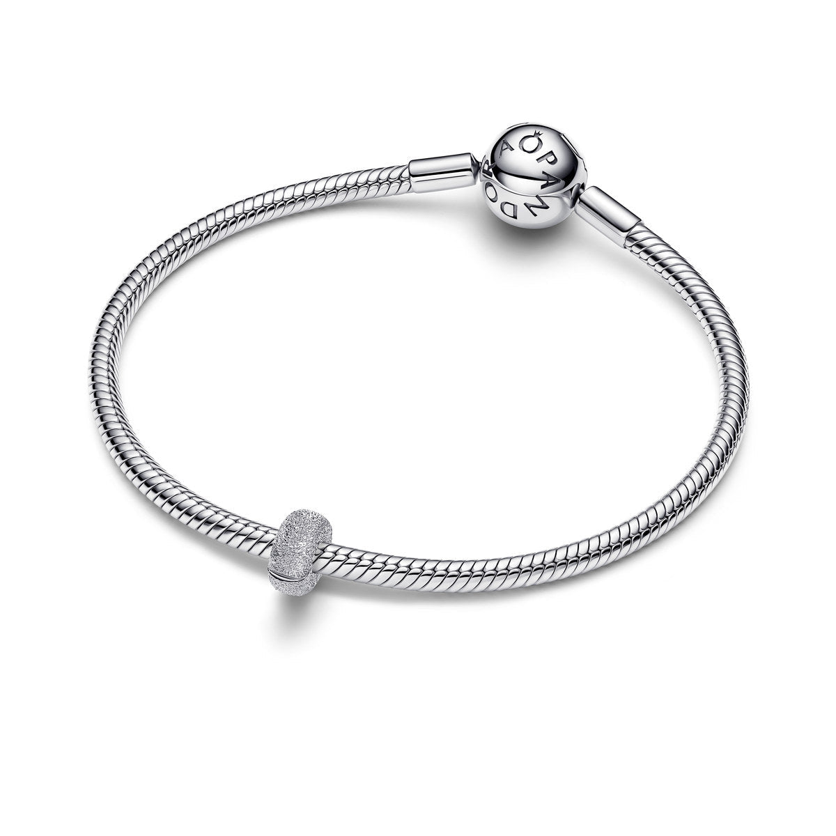 Pandora Silver Diamond Pointed Mini Clip Charm