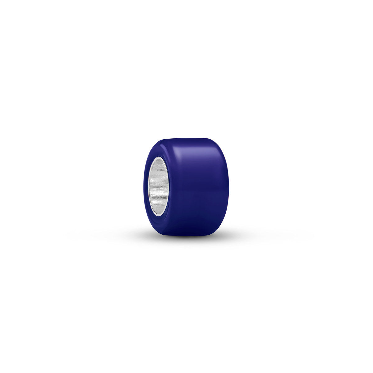 Pandora Silver Deep Blue Murano Glass Mini Charm