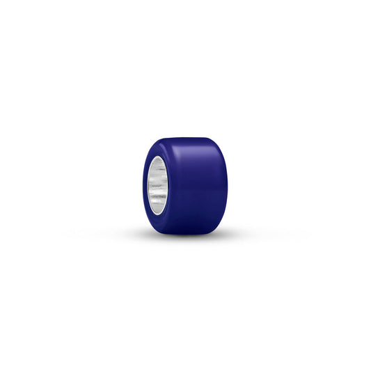 Pandora Silver Deep Blue Murano Glass Mini Charm