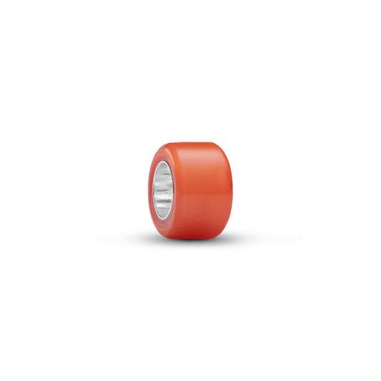 Pandora Silver Rich Orange Murano Glass Mini Charm