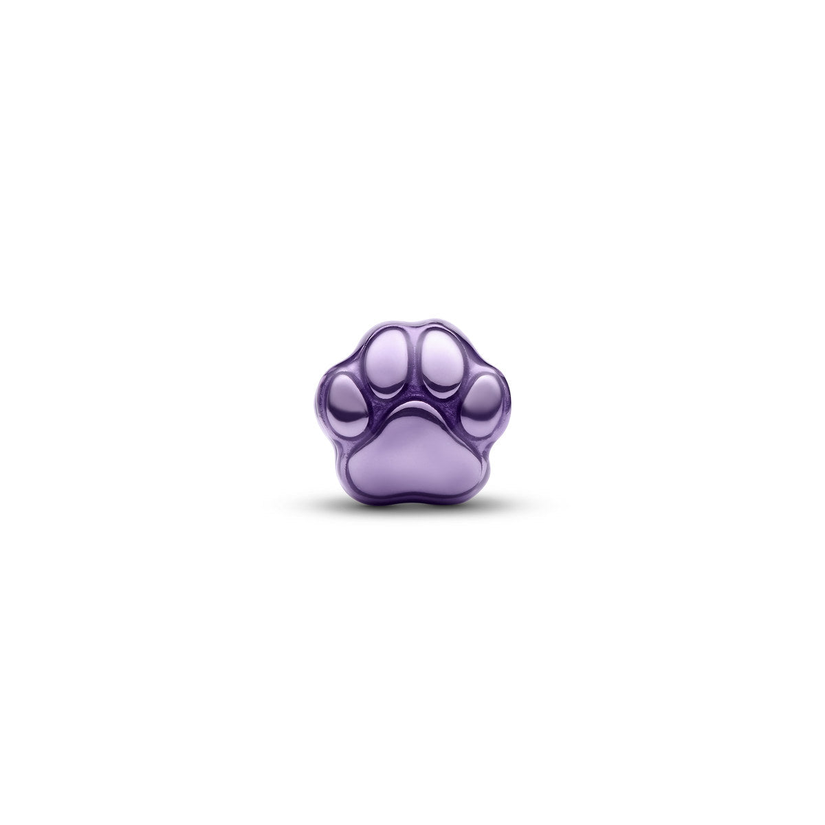Pandora Silver Purple Paw Mini Charm