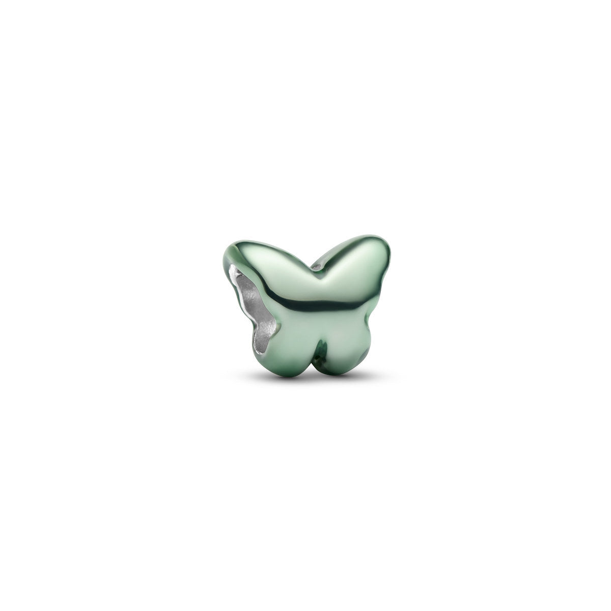 Pandora Silver Green Butterfly Mini Charm