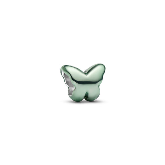 Pandora Silver Green Butterfly Mini Charm