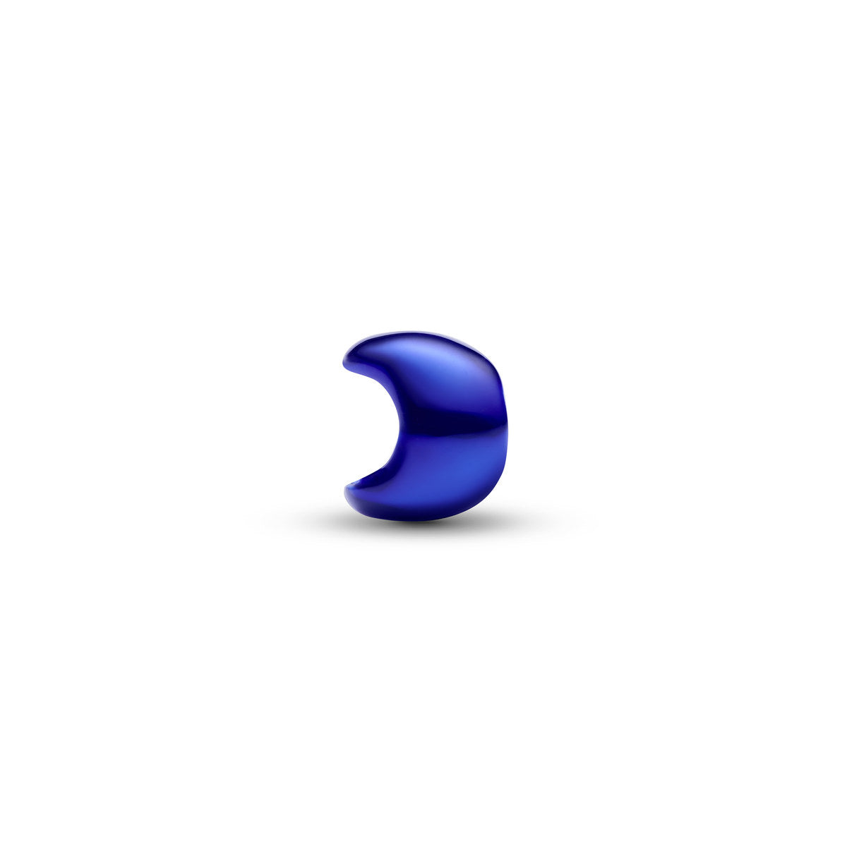 Pandora Silver Deep Blue Crescent Mini Charm