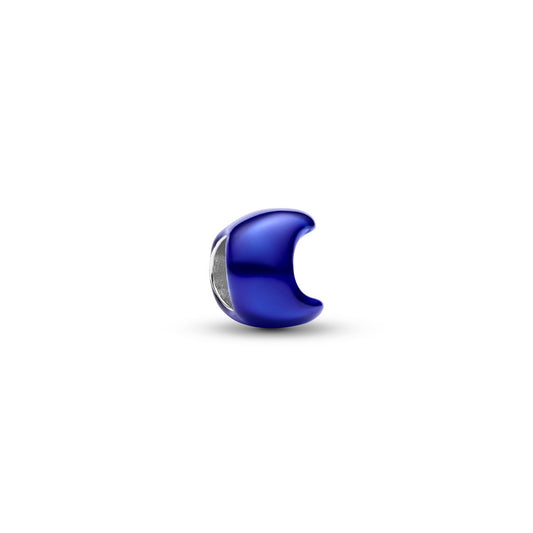 Pandora Silver Deep Blue Crescent Mini Charm