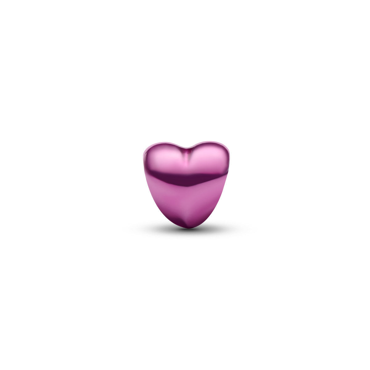 Pandora Silver Pink Heart Mini Charm