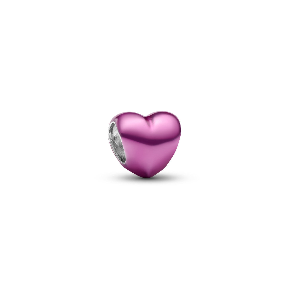 Pandora Silver Pink Heart Mini Charm