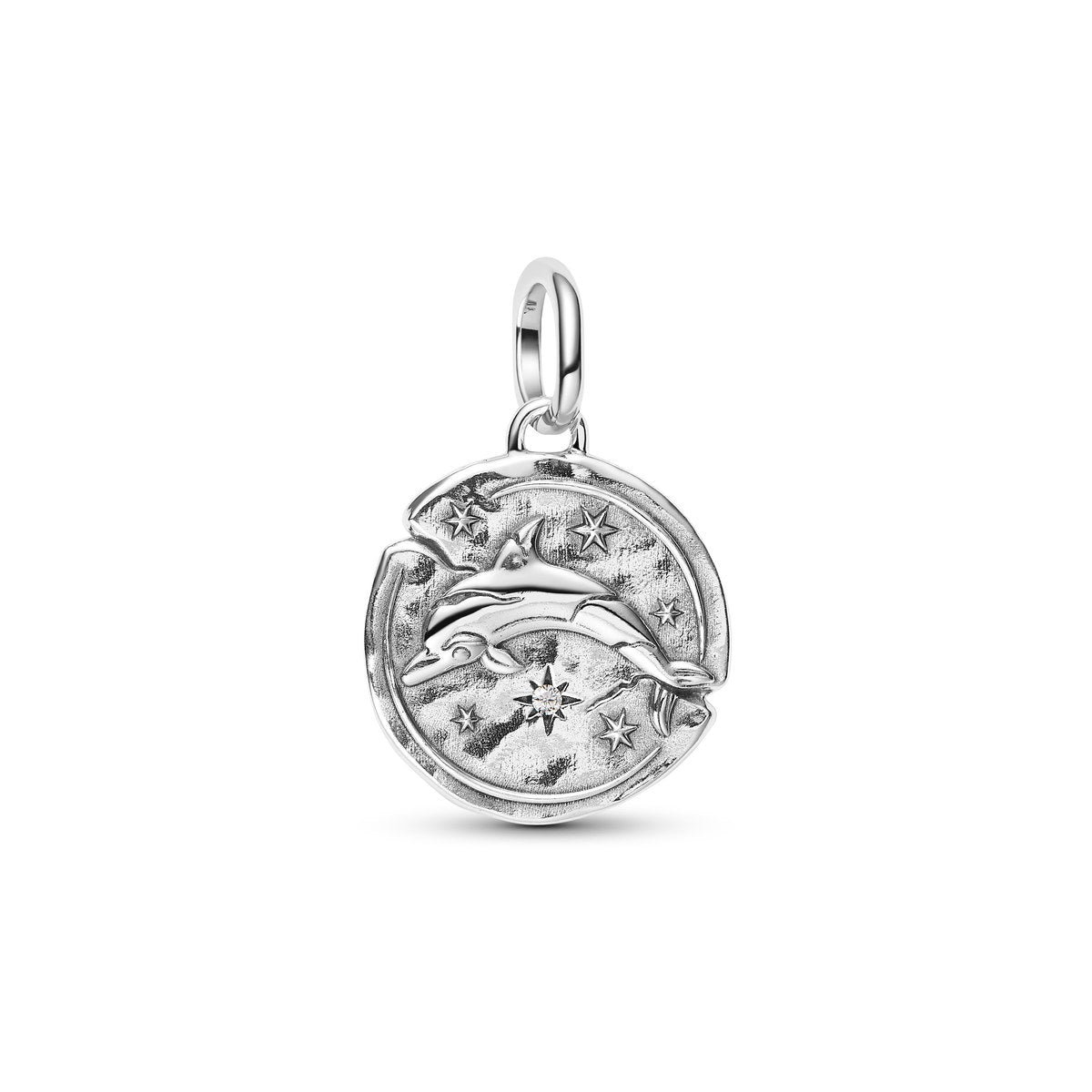 Pandora Silver Dolphin Medallion Charm