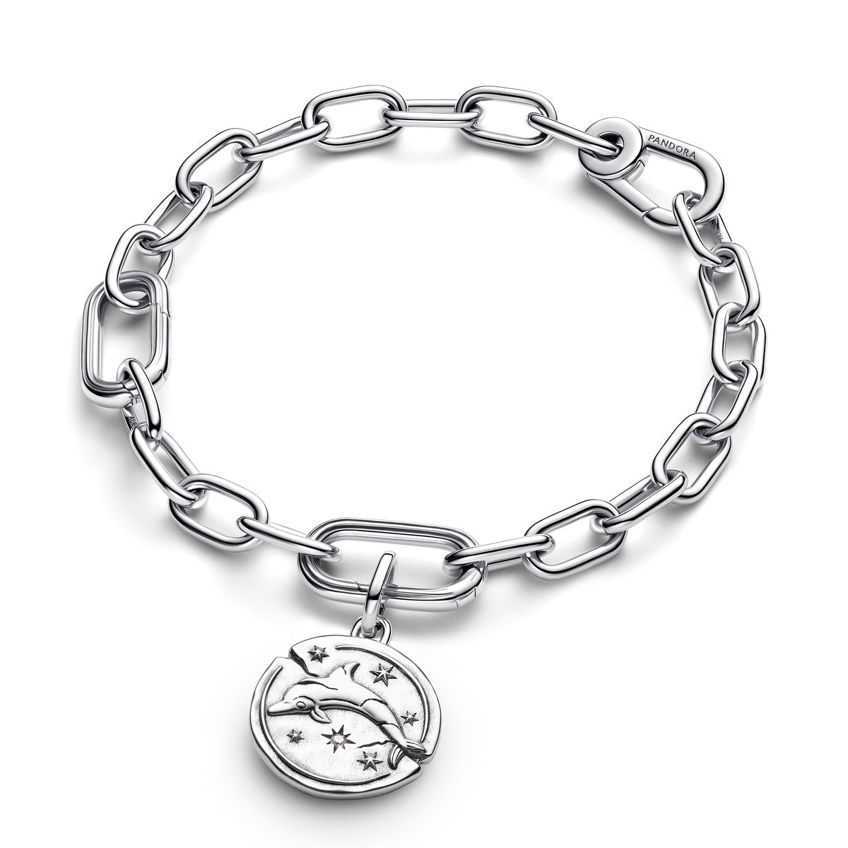 Pandora Silver Dolphin Medallion Charm