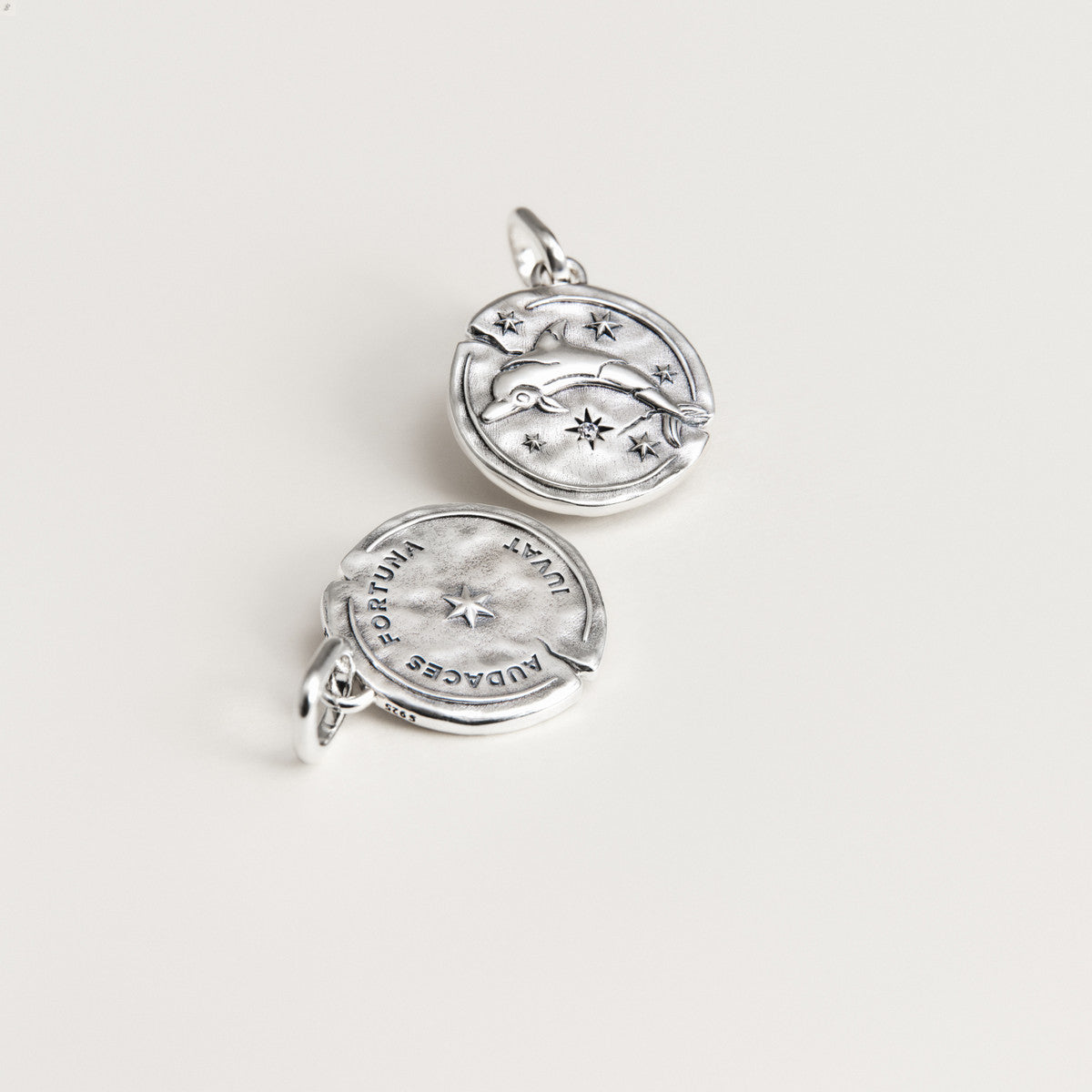 Pandora Silver Dolphin Medallion Charm