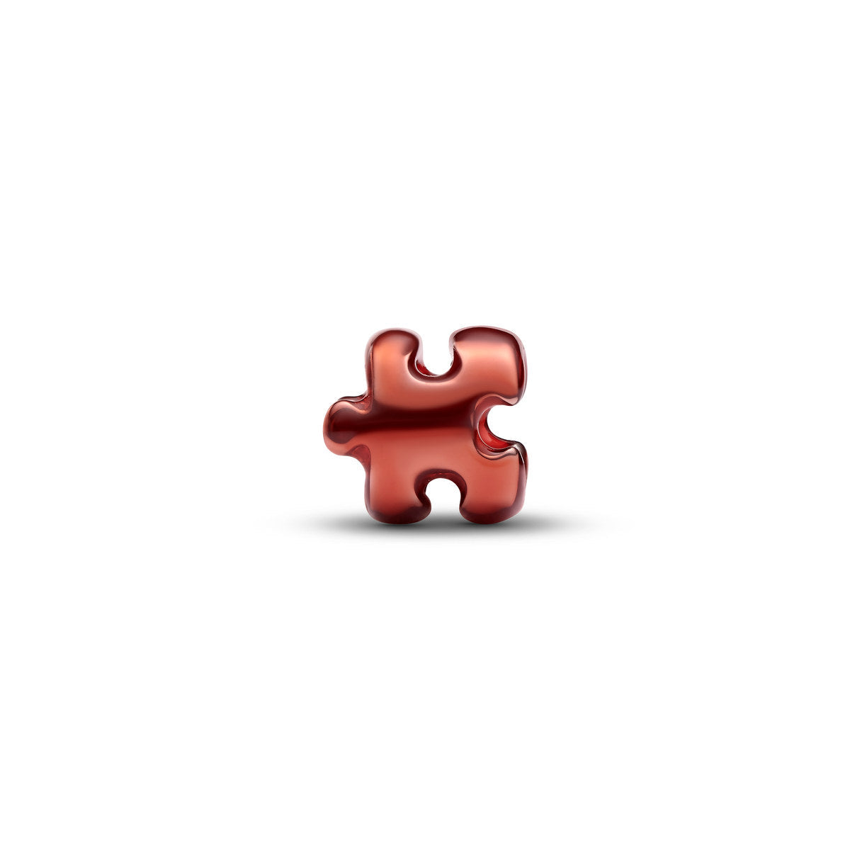 Pandora Silver Orange Puzzle Mini Charm