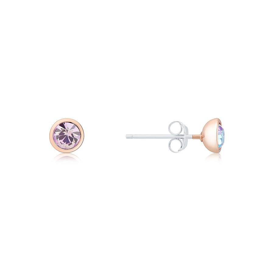 Karma Rose Gold June Stud Earrings