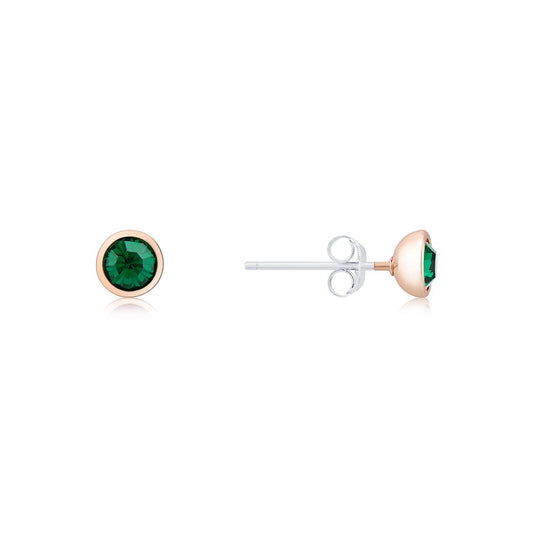 Karma Rose Gold May Stud Earrings