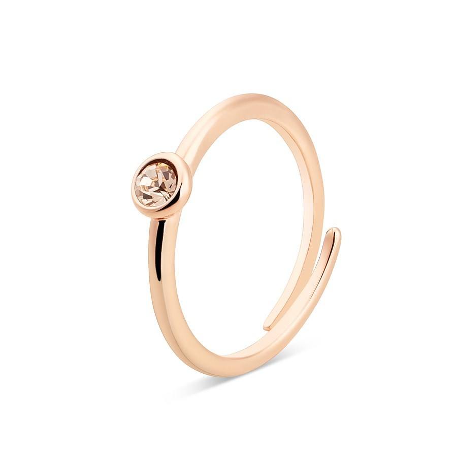 Karma Rose Gold November Adjustable Ring