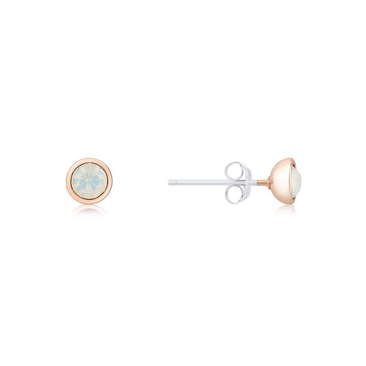 Karma Rose Gold October Stud Earrings