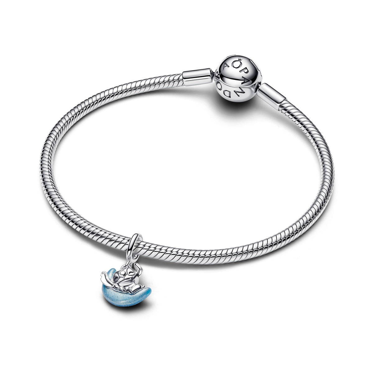Pandora Disney Stitch Glow-in-the-dark Moon Dangle Charm