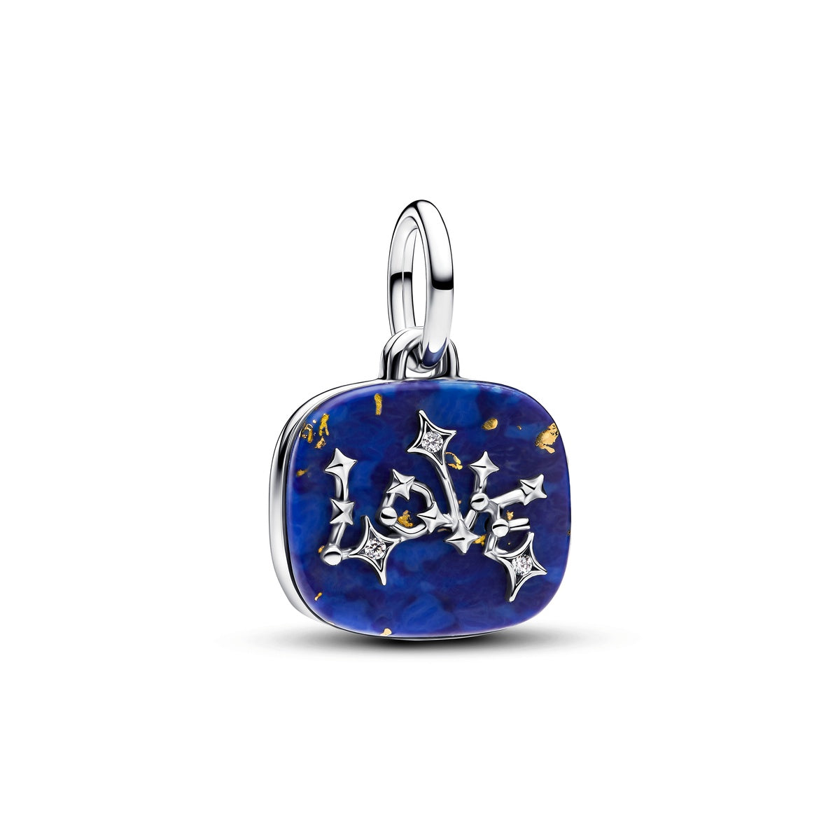 Pandora Celestial Blue Love Constellation Double Dangle Charm