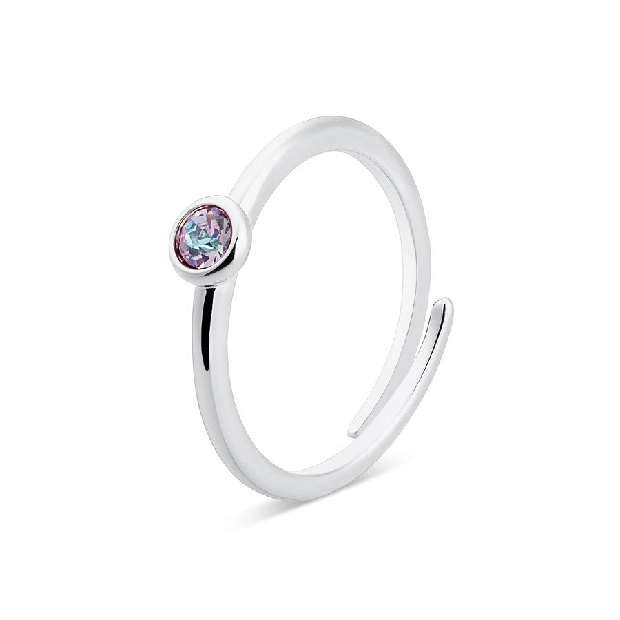 Karma Silver June Adjustable Ring