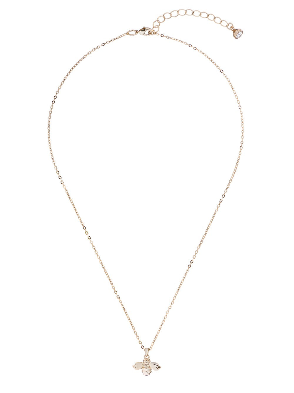Ted Baker Bellema Brushed Gold Bumble Bee Necklace