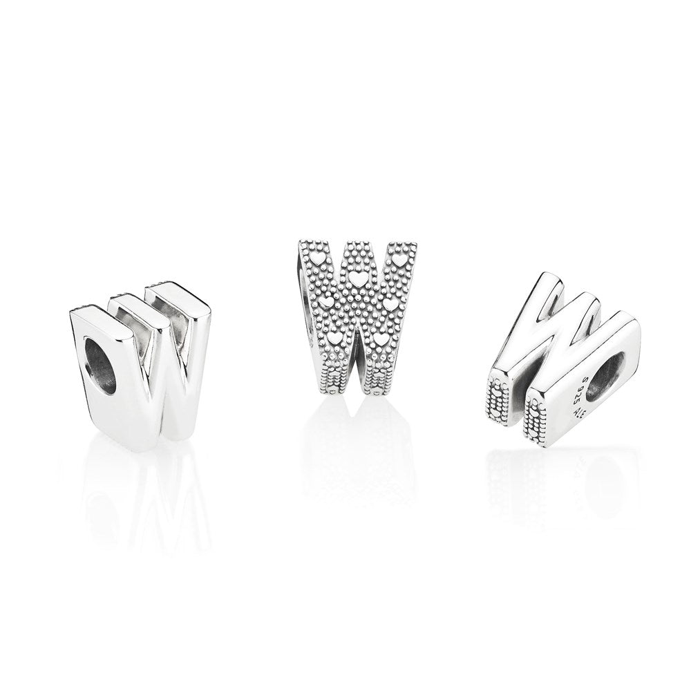 Pandora Letter W Charm
