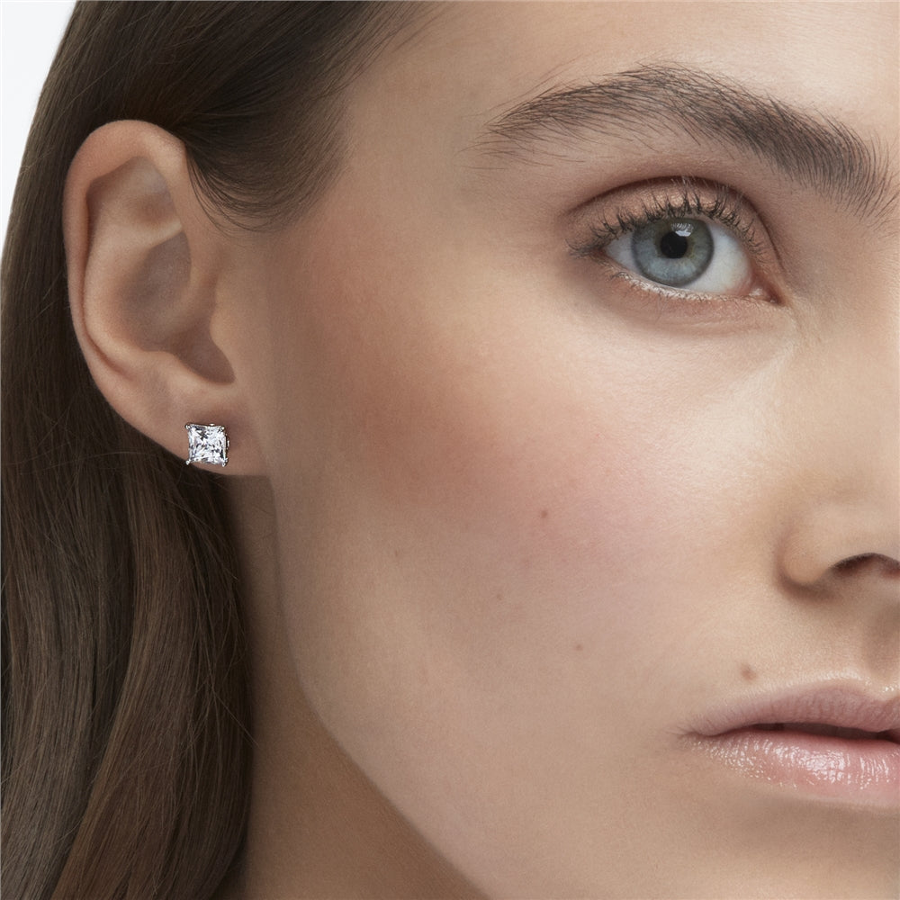 Swarovski Attract Rhodium Earrings