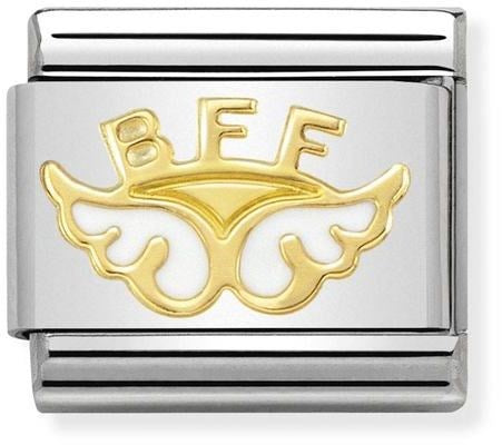 Nomination Gold Angel of Friendship Charm