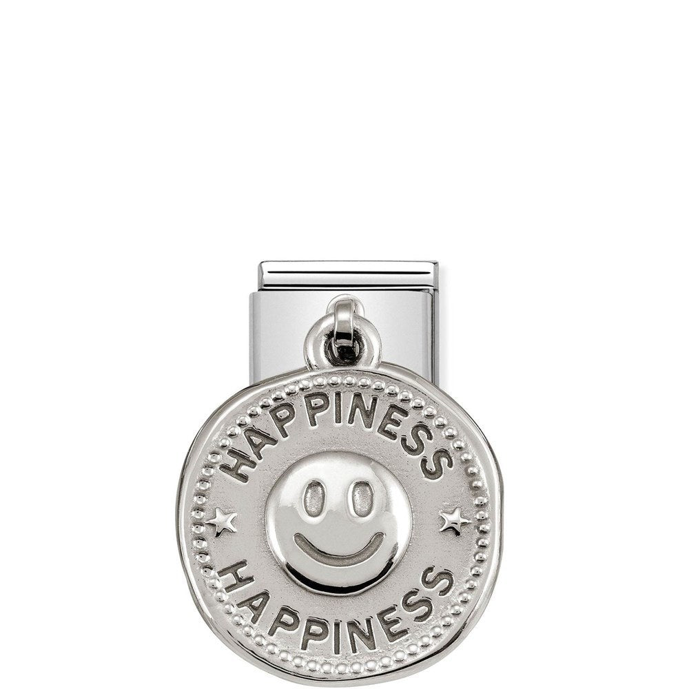 Nomination Silver shine Happiness Charm