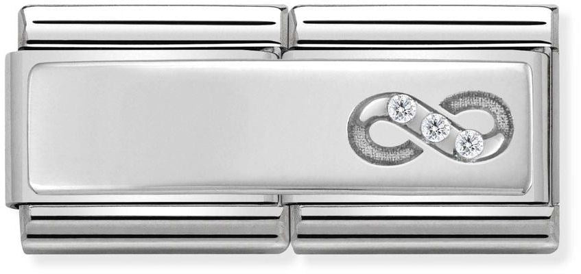 Nomination Silver shine Double Infinity Charm