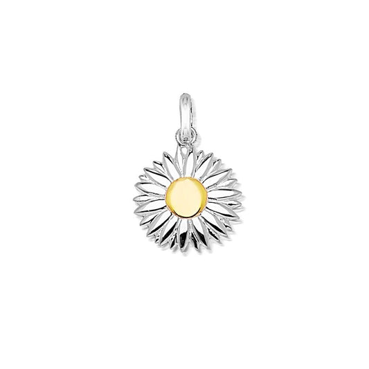 Argento Gold + Silver Daisy Pendant