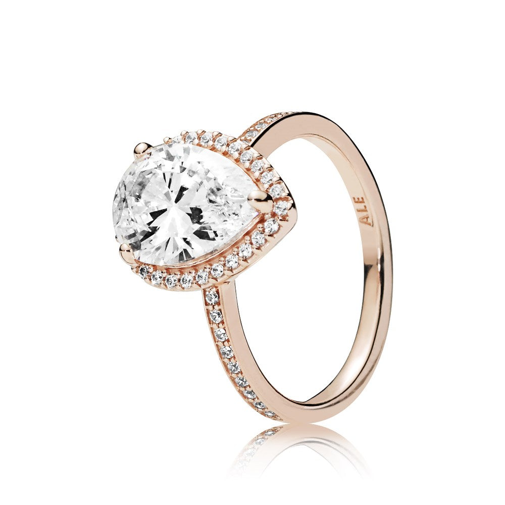 Pandora Rose Radiant Teardrops Ring