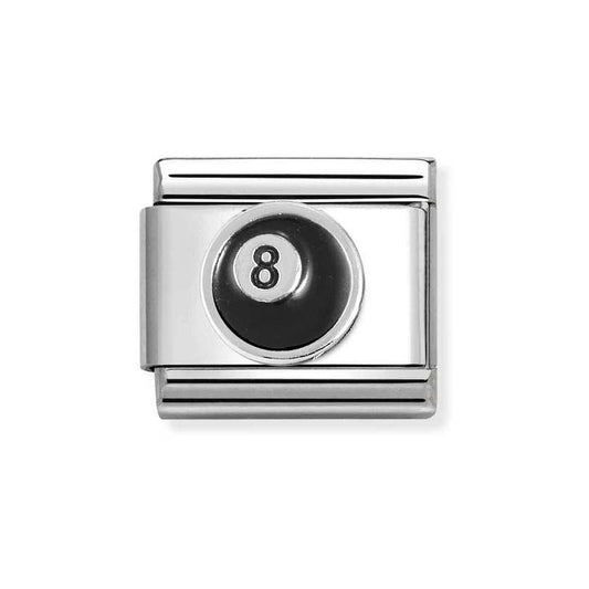 Nomination Silver 8 Ball Charm