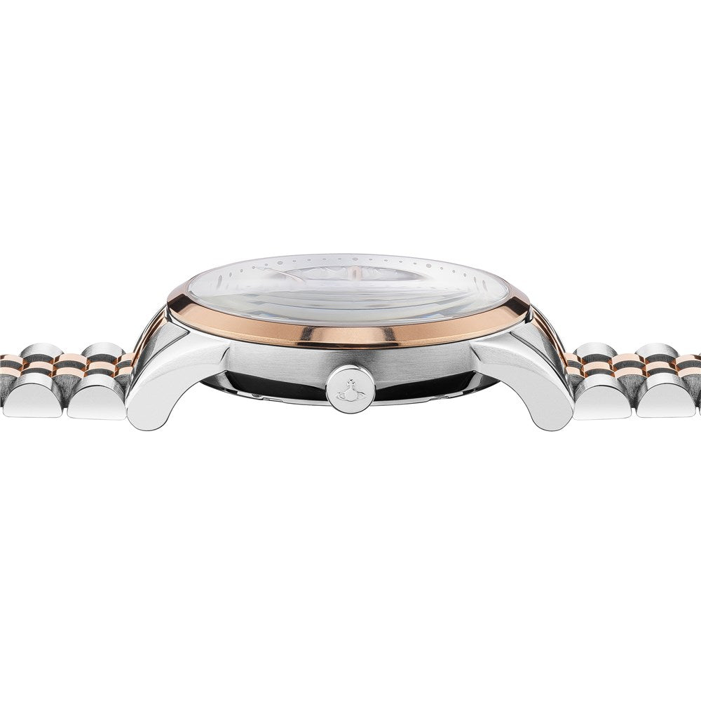 Vivienne Westwood Silver & Rose Gold Wallace Watch