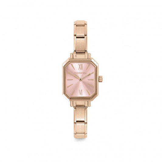 Nomination Paris Rose Gold Plated Pink Watch