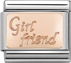 Nomination Rose Gold Girlfriend Charm