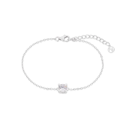 Argento Silver Square Crystal Bracelet