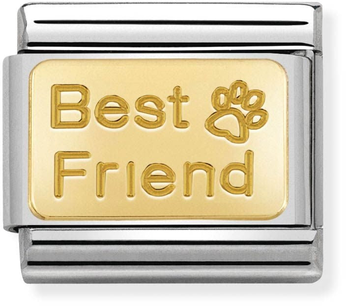 Nomination Gold Best Friend Paw Charm