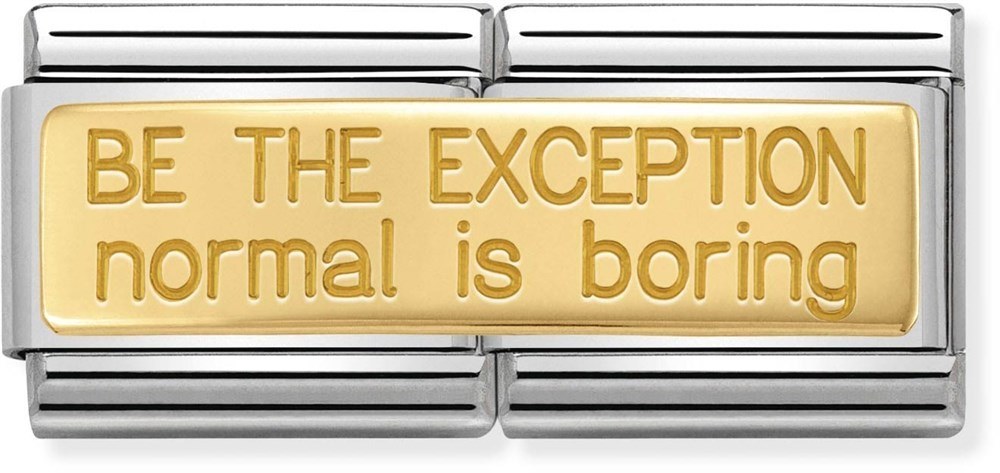 Nomination Be The Exception Double Charm 