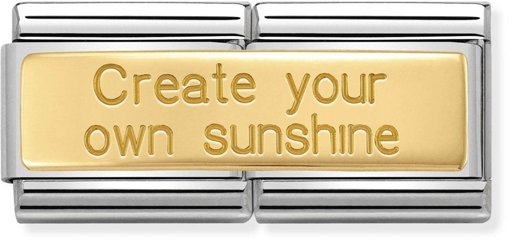 Nomination Create Your Own Sunshine Double Charm 