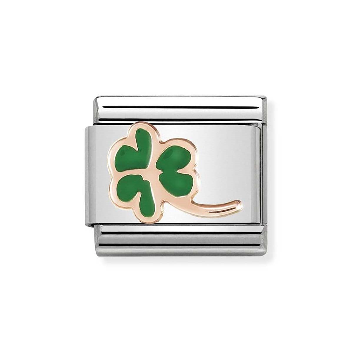 Nomination Rose Gold Four Leaf Clover Charm