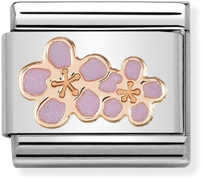 Nomination Rose Gold Peach Blossom Charm 