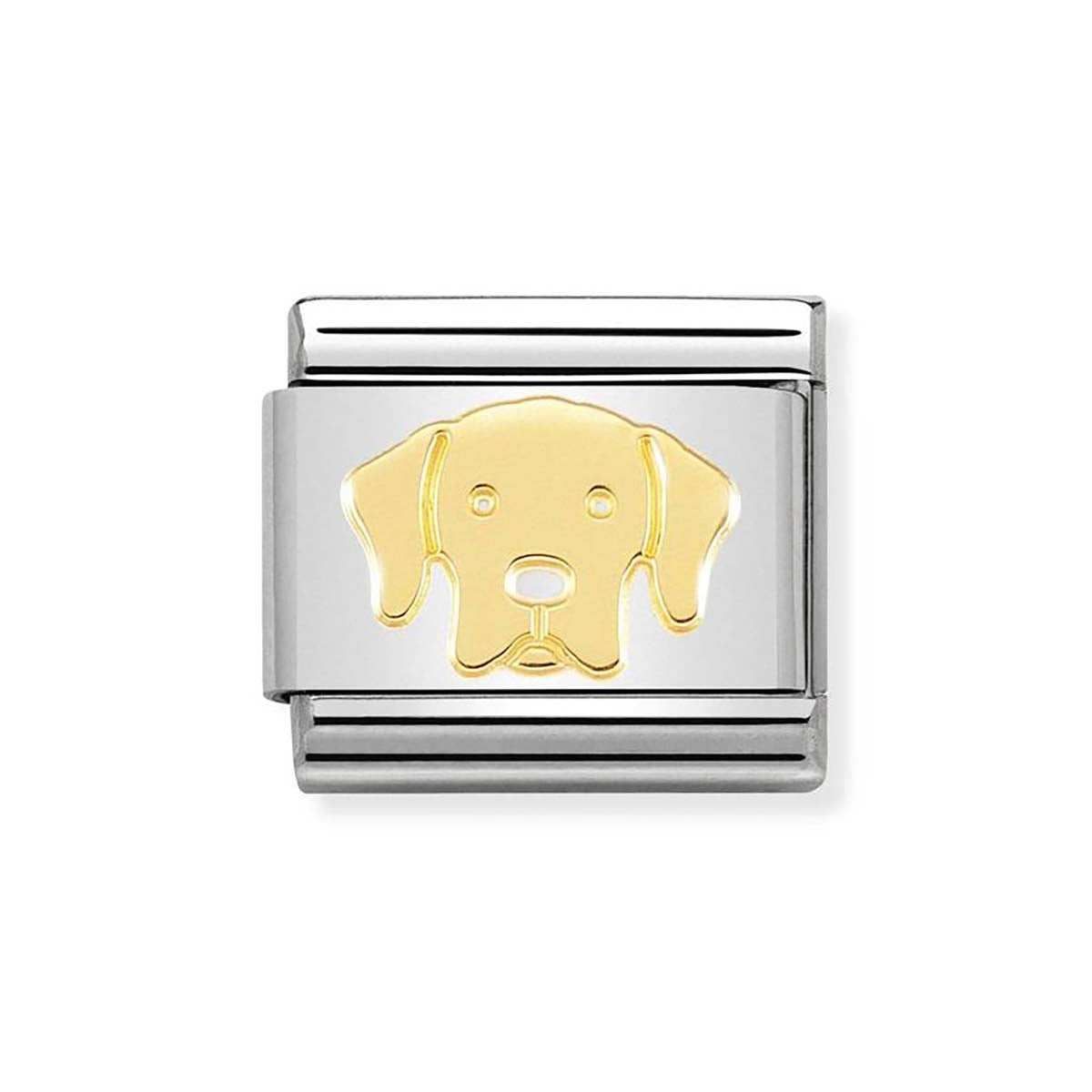 Nomination Gold Labrador Dog Charm