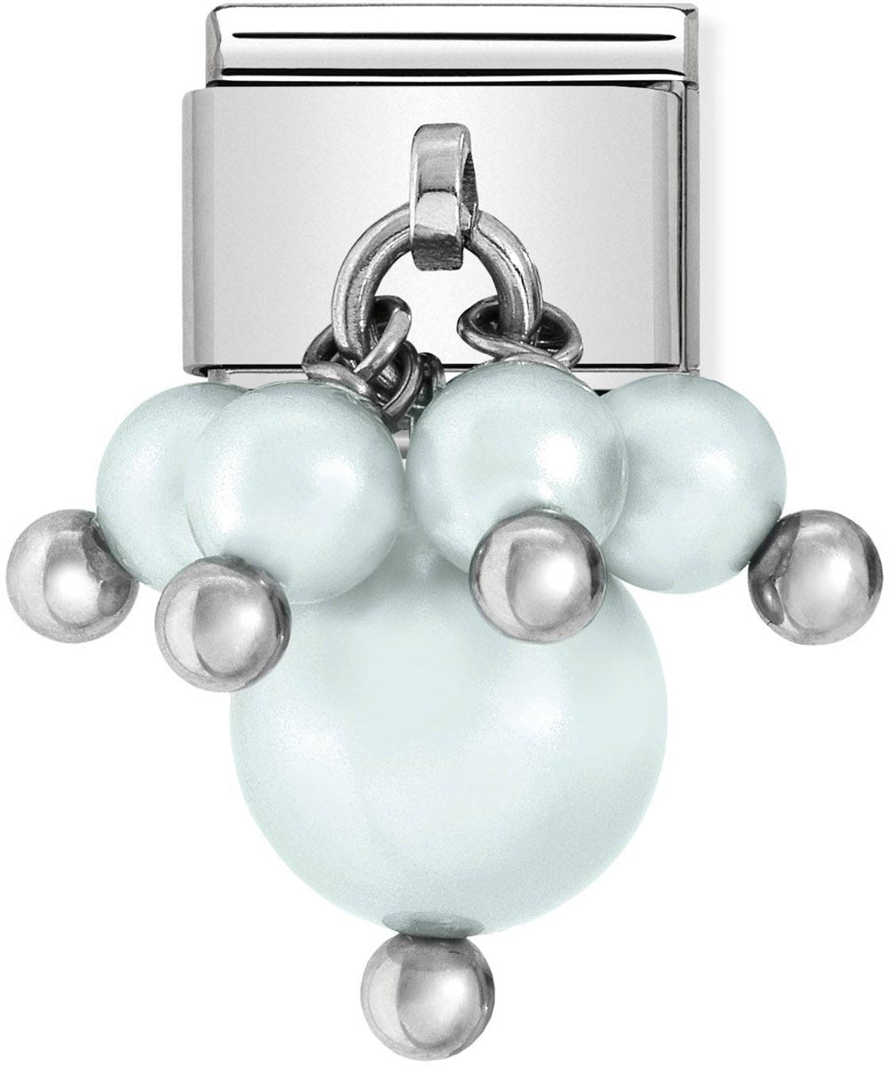 Nomination Pastel Blue Pearl Charm 