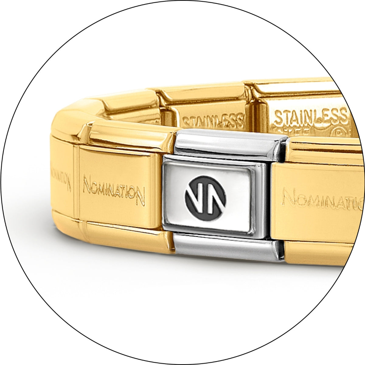 Nomination Classic Gold Plated Starter Bracelet