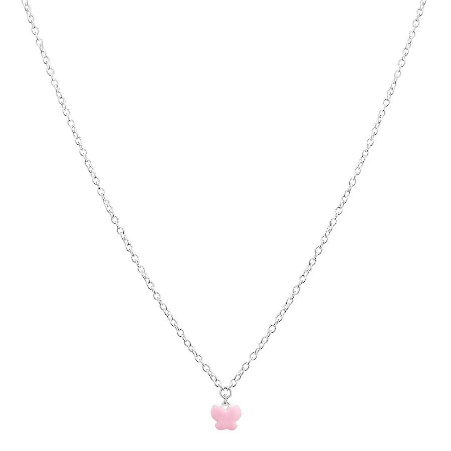 Argento Recycled Silver Childrens Butterfly Necklace