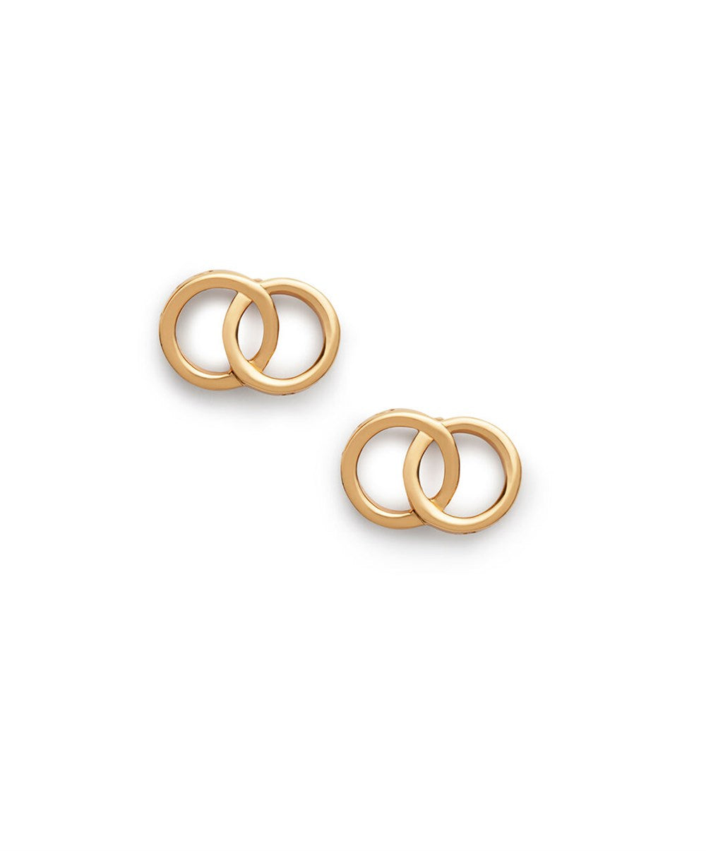 Olivia Burton Gold Interlink Earrings 
