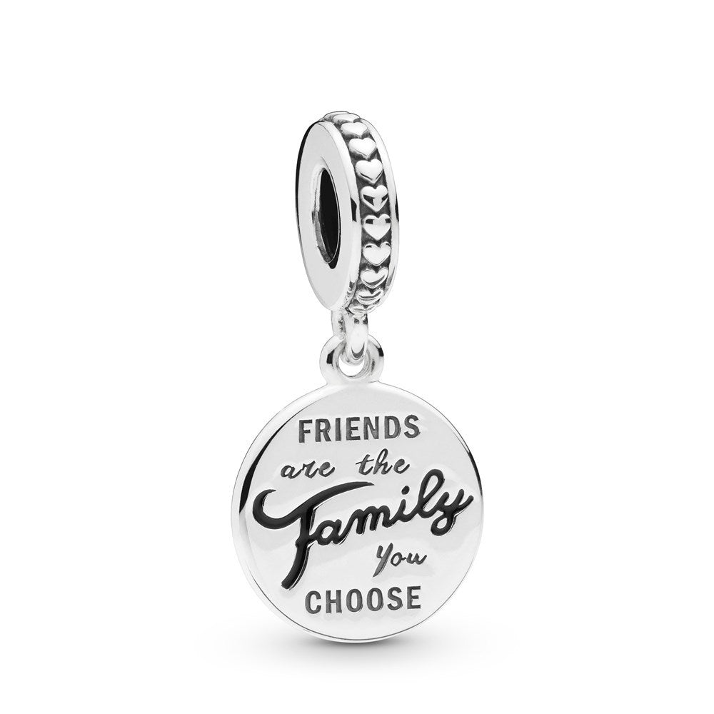 Pandora Friends Are Family Charm