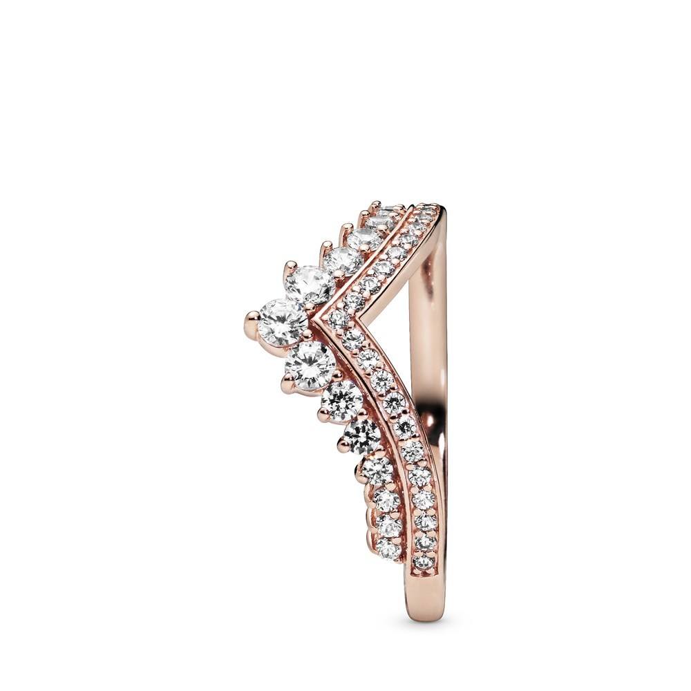 Pandora Rose Gold Princess Wishbone Ring