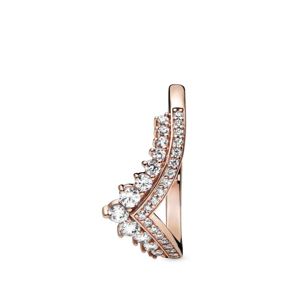 Pandora Rose Gold Princess Wishbone Ring