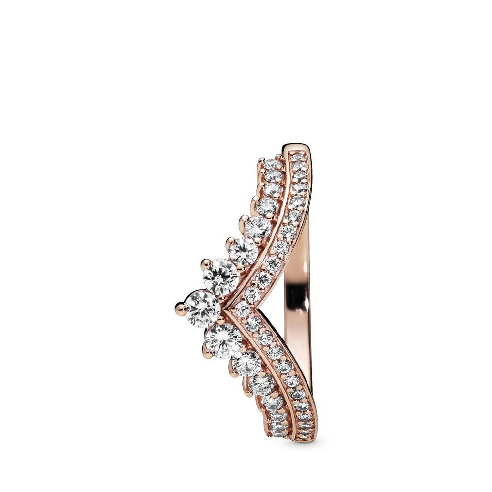 Pandora Rose Gold Princess Wishbone Ring